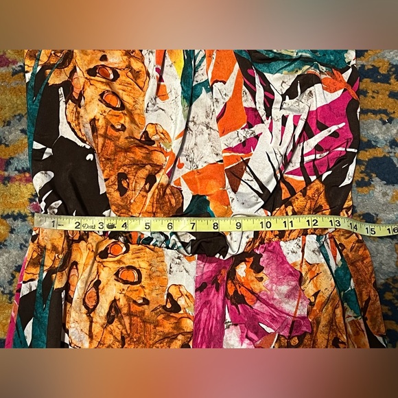 Monaco USA Strapless Colorful Wide Leg Jumpsuit - Picture 5 of 11